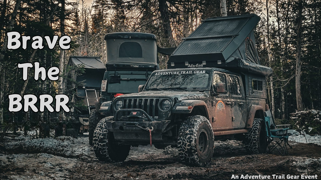 Winter camping adventure in the Canadian Rockies